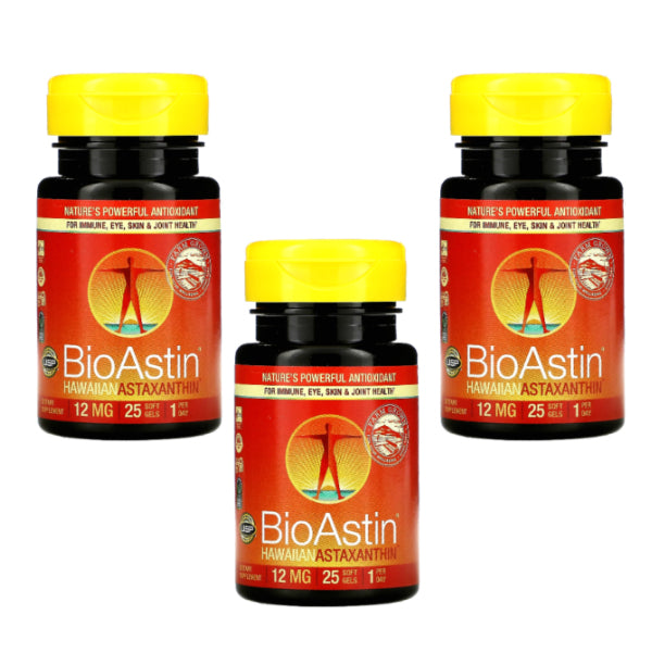 Astaxanthin Bioastin 12mg 50 gel caps
(3 pack)